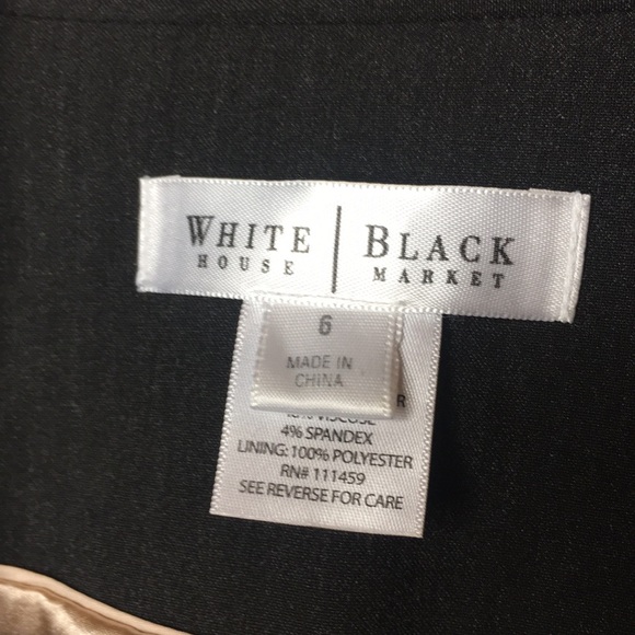 White House | Black Market Dark Grey Blazer - Picture 2 of 6